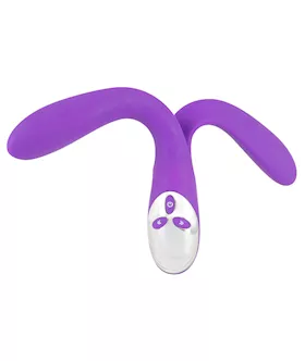 Sweet Smile Bendable Double Vibrator - 9.4 Inch