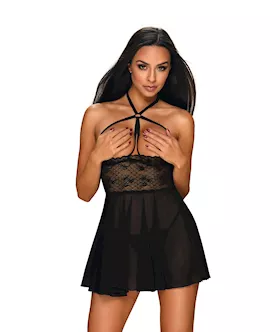 Obsessive Neonia  Babydoll and Thong