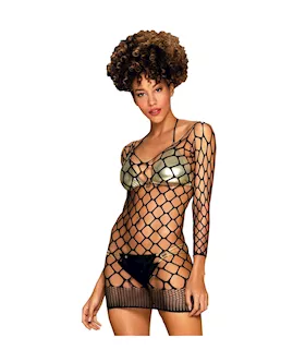 Obsessive Mesh Beach Dress