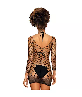 Obsessive Mesh Beach Dress