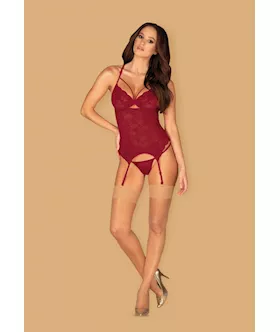 Obsessive Ivetta - Corset And Thong 