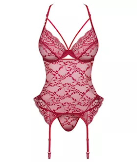 Obsessive Ivetta - Corset And Thong 