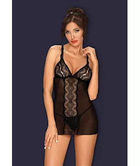 Obsessive Lucita - Chemise And Thong 