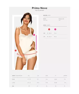 Obsessive Prima Neve Top & Panty