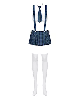 Obsessive Blue - Tartan Skirt Set 