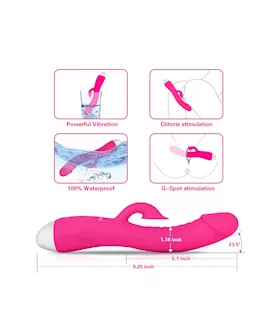 Luxuria Rabbit Vibe With Heating And Suction