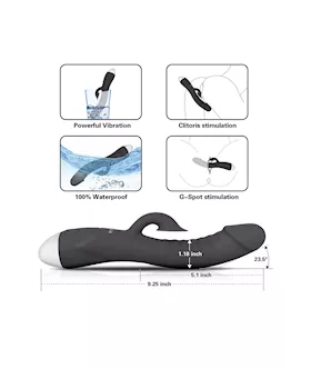 Luxuria Rabbit Vibe With Heating And Suction