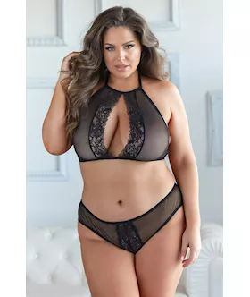 Allure Elise Halter And Panty Set