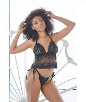 Allure Gigi Baby Doll And Panty Set