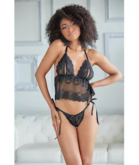 Allure Gigi Baby Doll And Panty Set