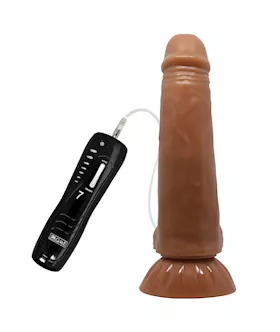 Glide N' Slide Thrusting Dildo