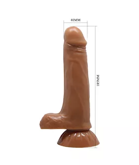 Glide N' Slide Thrusting Dildo