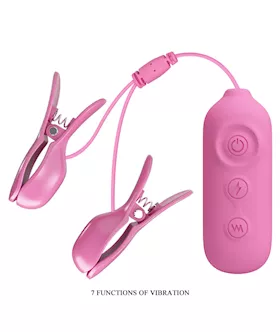 Nipple Clip Shock Vibrator