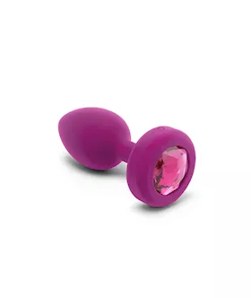 bVibe Vibrating Jewel Plug  38 Inch