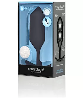 B-vibe Snug Plug 6 Black