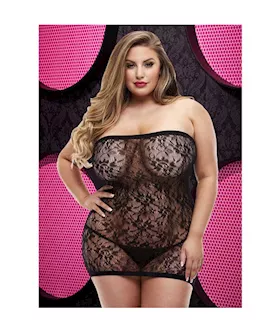 Lace Flora Mini Dress