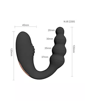 Beaded Double Ended G-spot Vibrator