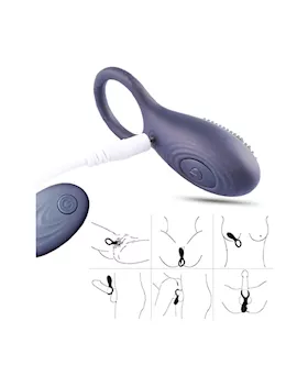 Cassia Remote Controlled Vibrating Cock Ring