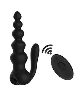 Obsidian Anal Beads Vibrator
