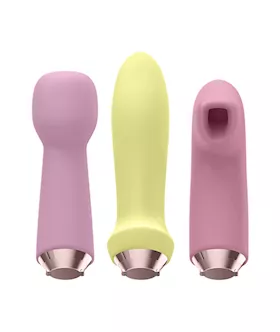 Satisfyer Marvelous Four - Interchangeable Head Vibrator