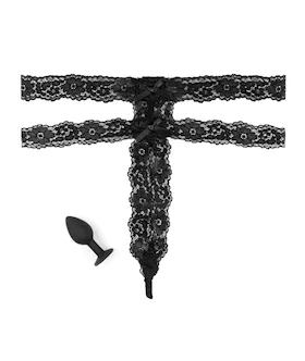 Hookup Panties Crotchless Secret Gem