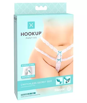 Hookup Panties Crotchless Secret Gem