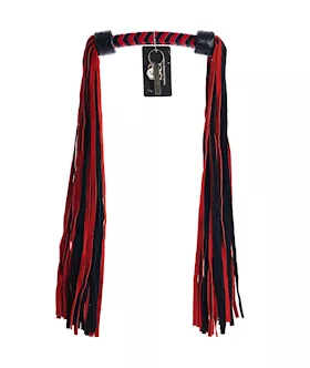 Bound X Double Ended Suede Flogger