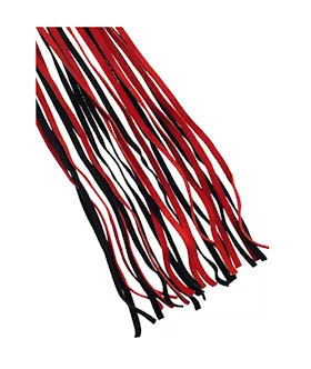 Bound X Suede Flogger With Stitching Detail