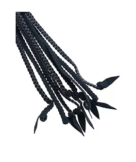 Bound X Braided Calf Leather Flogger