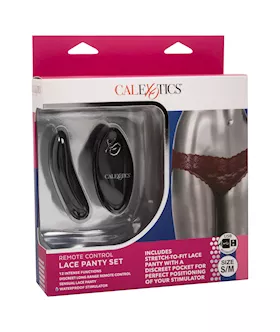 Remote Control Lace Panty Set - S/m