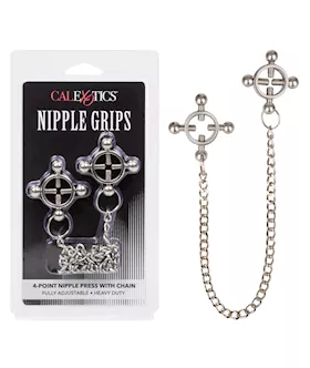 Nipple Grips - 4-point Nipple Press With Chain