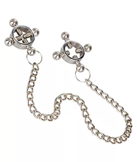 Nipple Grips - 4-point Nipple Press With Chain