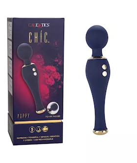 Chic Poppy Wand Vibrator - 8 Inch