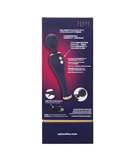 Chic Poppy Wand Vibrator - 8 Inch