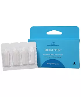 Intimate Enhancements Heighten Infused Suppositories  4 Pack