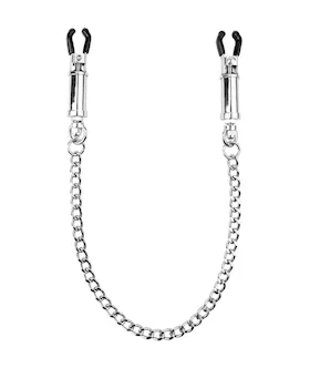 The Pinch Nipple Clamps With Chain