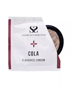 Share Satisfaction Cola Flavoured Condom - Single