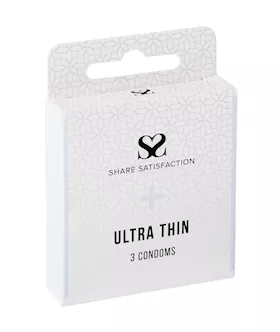Share Satisfaction Ultra Thin Condom - 3 Pack
