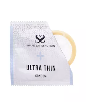 Share Satisfaction Ultra Thin Condoms - 12 Pack