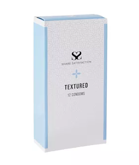 Share Satisfaction Textured Condoms - 12 Pack