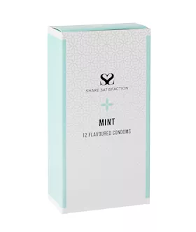 Share Satisfaction Mint Flavoured Condoms - 12 Pack