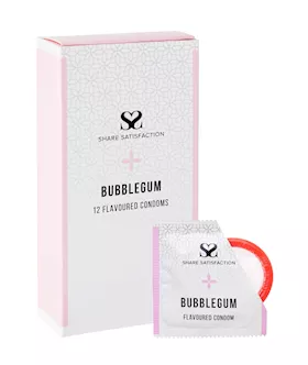 Share Satisfaction Bubblegum Flavoured Condom  12 Pack