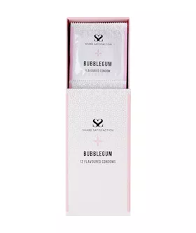 Share Satisfaction Bubblegum Flavoured Condom - 12 Pack