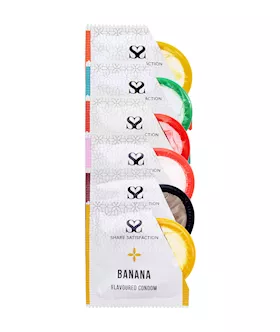 Share Satisfaction Flavoured 12 Mixed Condoms