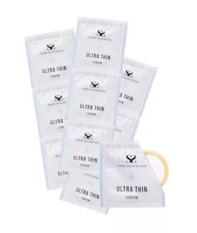 Share Satisfaction Ultra Thin Condoms  100 Bulk Pack