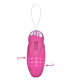 Amore Pastel Pleasure Rotating Egg Vibrator With Remote