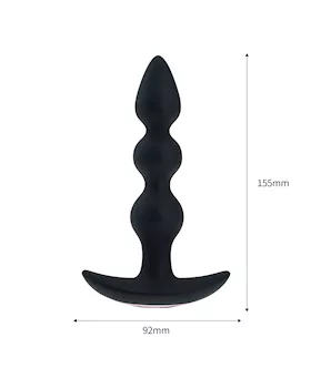 Amore Prime Vibrating Butt Plug Beads With Remote