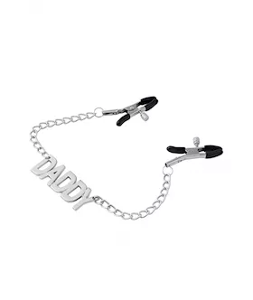 Daddy Chained Nipple Clamps
