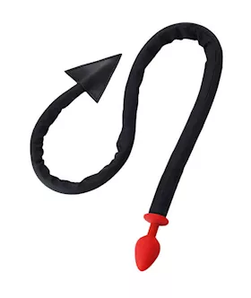 Smooth Devil Tail Butt Plug Whip