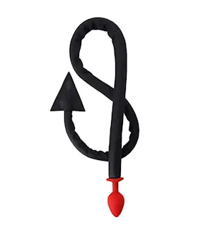Smooth Devil Tail Butt Plug Whip
